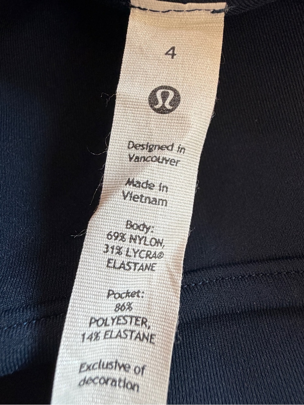Lululemon Smooth Fit Pull On High-Rise Full Length Pants Blue Luxtreme Size 4 - Picture 10 of 13